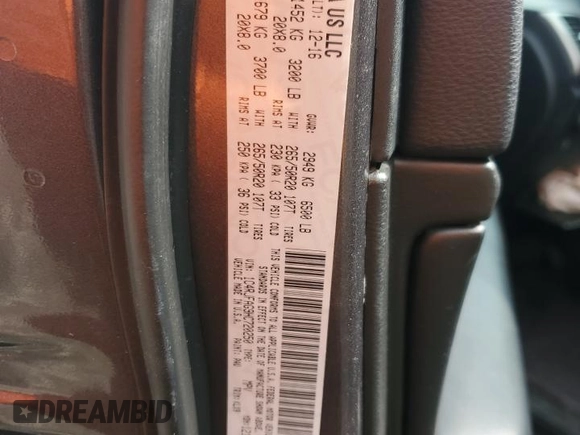 2017 Jeep Grand Cherokee Altitude z VIN 1C4RJFAG9HC720250, wystawiony jako Copart lot #56956155 z przebiegiem 138 879 mil mil oraz Szkoda całkowita • Salvage title. Historia ofert i sprzedaży dostępna na DreamBid. Obrazek 13.