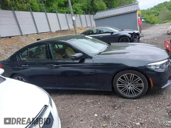 2018 BMW 5 Series 540i xDrive with VIN WBAJE7C58JG891098, listed as a IAAI auction lot 42331320 with 55,172 mi miles and . Bid and sale history available at DreamBid. Image 13.