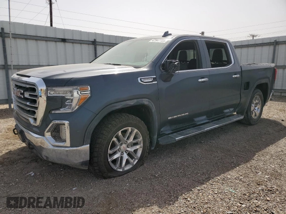 2021 GMC Sierra 1500 SLT z VIN 1GTU9DEDXMZ378886, wystawiony jako Copart lot #47947725 z przebiegiem 56 221 mil mil oraz Szkoda całkowita • Salvage title. Historia ofert i sprzedaży dostępna na DreamBid. Obrazek 1.