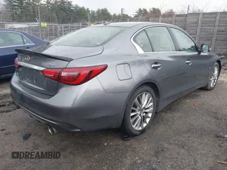 2018 Infiniti Q50 3.0t Luxe with VIN JN1EV7AR5JM434747, listed as a IAAI auction lot 41924244 with 114,634 mi miles. Bid and sale history available at carsss.com. Image 4.