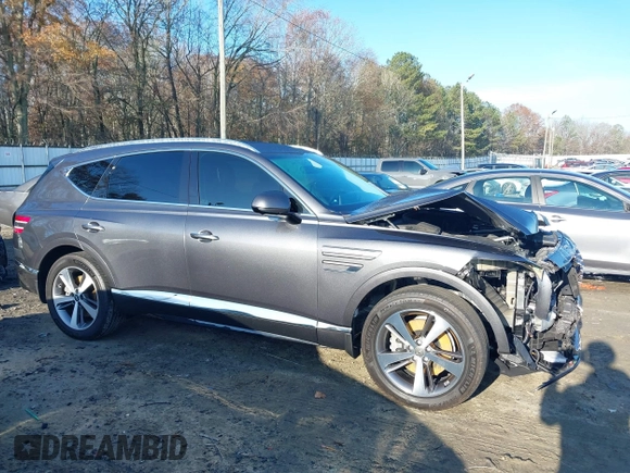 2021 Genesis GV80 with VIN KMUHBDSB1MU060299, listed as a IAAI auction lot 41124819 with 44,465 mi miles and . Bid and sale history available at DreamBid. Image 13.