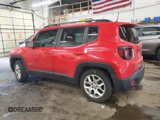 2018 Jeep Renegade Altitude with VIN ZACCJABB3JPH80621, listed as a Copart auction lot 51291855 with 105,399 mi miles and Salvage Title. Bid and sale history available at DreamBid. Image 2.