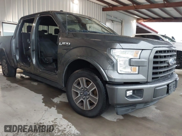 2017 Ford F-150 XL with VIN 1FTEW1CG5HKC60008, listed as a IAAI auction lot 39516967 with 145,413 mi miles. Bid and sale history available at carsss.com. Image 1.