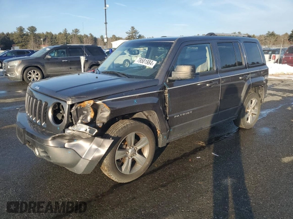 2016 Jeep Patriot High Altitude with VIN 1C4NJPFA4GD793012, listed as a Copart auction lot 79581984 with 102,762 mi miles and Salvage Title. Bid and sale history available at carsss.com. Image 1.