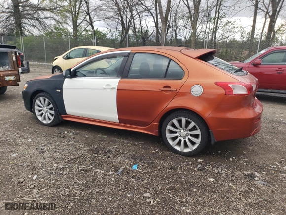 2010 Mitsubishi Lancer GTS with VIN JA32X8HW9AU004102, listed as a Copart auction lot 53708635 with 139,689 mi miles and Clean Title. Bid and sale history available at carsss.com. Image 2.