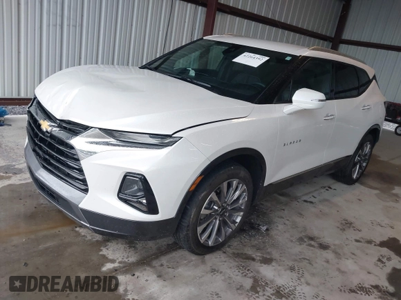 2022 Chevrolet Blazer Premier z VIN 3GNKBLR46NS148039, wystawiony jako IAAI lot #42264392 z przebiegiem 68 246 mil mil oraz . Historia ofert i sprzedaży dostępna na DreamBid. Obrazek 2.