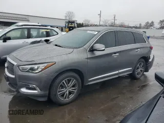 2019 Infiniti QX60 PURE with VIN 5N1DL0MM5KC510704, listed as a Copart auction lot 51226535 with 88,966 mi miles and Salvage Title. Bid and sale history available at carsss.com. Image 1.