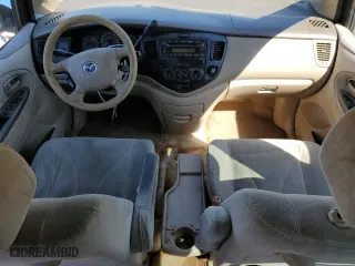 2003 Mazda MPV LX with VIN JM3LW28A330335382, listed as a Copart auction lot 74640944 with 209,833 mi miles and Salvage Title. Bid and sale history available at carsss.com. Image 8.