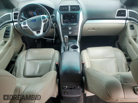 2012 Ford Explorer XLT with VIN 1FMHK7D86CGA20136, listed as a Copart auction lot 55133135 with 72,994 mi miles and Salvage Title. Bid and sale history available at DreamBid. Image 8.