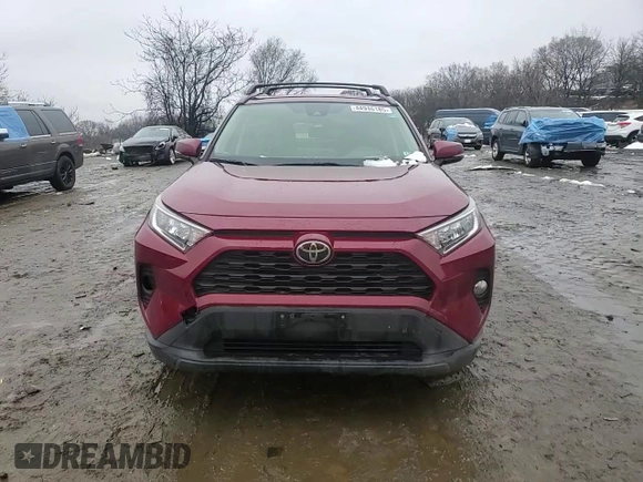 2019 Toyota RAV4 XLE with VIN JTMP1RFV5KD502131, listed as a Copart auction lot 44946185 with 90,674 mi miles and Salvage Title. Bid and sale history available at carsss.com. Image 12.