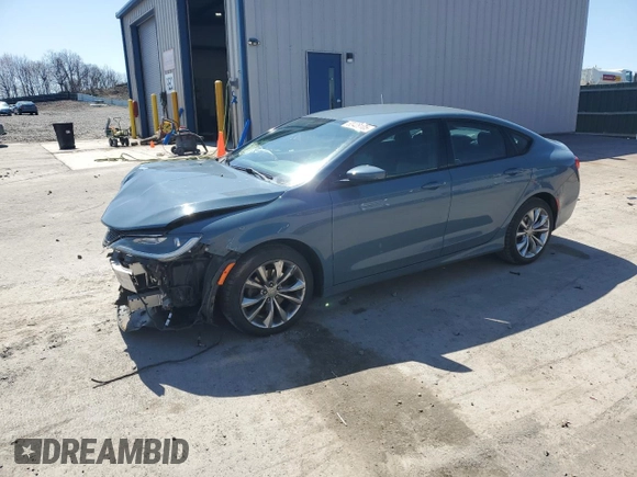 2015 Chrysler 200 S with VIN 1C3CCCBB9FN626425, listed as a Copart auction lot 53429105 with 64,002 mi miles and Salvage Title. Bid and sale history available at carsss.com. Image 1.