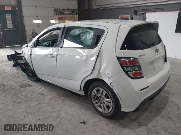 2020 Chevrolet Sonic LT with VIN 1G1JG6SB9L4110004, listed as a IAAI auction lot 41921452 with 106,676 mi miles and . Bid and sale history available at DreamBid. Image 3.