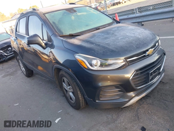 2018 Chevrolet Trax LT with VIN 3GNCJPSB4JL253304, listed as a IAAI auction lot 41640689 with 90,894 mi miles and . Bid and sale history available at carsss.com. Image 1.