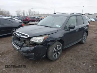 2017 Subaru Forester Premium with VIN JF2SJAEC2HH484525, listed as a IAAI auction lot 41898174 with 140,698 mi miles. Bid and sale history available at carsss.com. Image 17.
