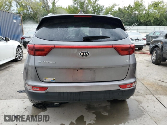 2017 Kia Sportage EX with VIN KNDPNCAC7H7053792, listed as a Copart auction lot 69801424 with 126,077 mi miles and Non repairable. Bid and sale history available at DreamBid. Image 6.