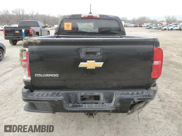 2015 Chevrolet Colorado 4WD Z71 with VIN 1GCGTCE37F1142651, listed as a Copart auction lot 44628595 with 150,287 mi miles and Salvage title. Bid and sale history available at DreamBid. Image 6.