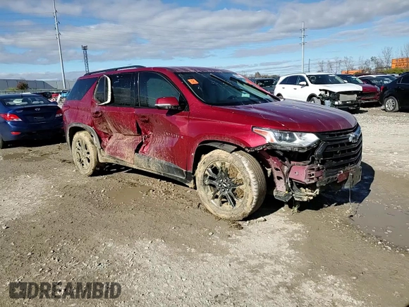 2018 Chevrolet Traverse RS with VIN 1GNERJKX0JJ156862, listed as a Copart auction lot 80392054 with 0 mi miles and Salvage Title. Bid and sale history available at carsss.com. Image 12.