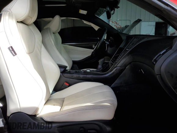 2022 Infiniti Q60 Red Sport 400 with VIN JN1FV7LK7NM660198, listed as a Copart auction lot 74916234 with 33,371 mi miles and Salvage title. Bid and sale history available at DreamBid. Image 7.