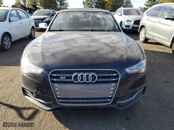 2013 Audi S5 Premium Plus with VIN WAUCGAFH9DN017848, listed as a Copart auction lot 73433534 with 102,378 mi miles and Salvage Title. Bid and sale history available at carsss.com. Image 5.