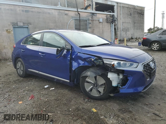 2020 Hyundai Ioniq SE with VIN KMHC75LC9LU234867, listed as a Copart auction lot 85457374 with 42,716 mi miles and Salvage title. Bid and sale history available at DreamBid. Image 4.