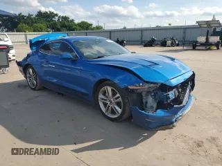 2021 Ford Mustang EcoBoost with VIN 1FA6P8TH2M5113940, listed as a Copart auction lot 56127505 with Not provided miles and Salvage title. Bid and sale history available at DreamBid. Image 4.
