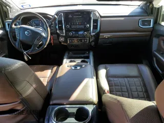 2020 Nissan Titan Platinum Reserve with VIN 1N6AA1EF2LN500797, listed as a Copart auction lot 41897765 with 90,060 mi miles and Salvage title. Bid and sale history available at DreamBid. Image 8.