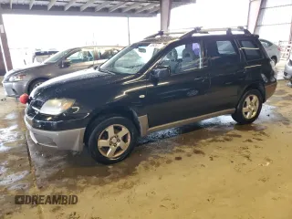 2003 Mitsubishi Outlander XLS with VIN JA4LZ41G83U053087, listed as a Copart auction lot 48936755 with 181,200 mi miles and Salvage Title. Bid and sale history available at carsss.com. Image 1.