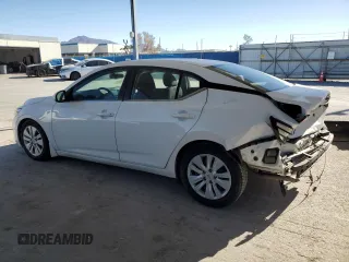 2020 Nissan Sentra S with VIN 3N1AB8BV3LY253221, listed as a Copart auction lot 87186584 with 41,380 mi miles and Salvage Title. Bid and sale history available at DreamBid. Image 2.