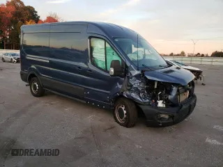 2024 Ford Transit Cargo with VIN 1FTBR1C85RKA59326, listed as a Copart auction lot 76836954 with 22,755 mi miles and Salvage Title. Bid and sale history available at DreamBid. Image 4.
