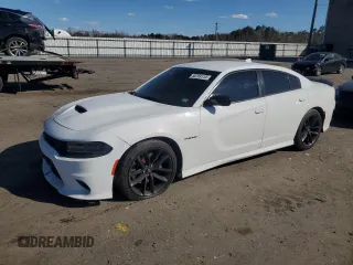 2020 Dodge Charger R/T with VIN 2C3CDXCT6LH107641, listed as a Copart auction lot 50769115 with 82,206 mi miles and Salvage Title. Bid and sale history available at carsss.com. Image 1.