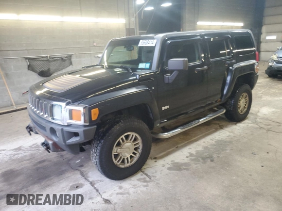 2007 Hummer H3 SUV with VIN 5GTDN13EX78223389, listed as a Copart auction lot 85608414 with 195,783 mi miles and Clean Title. Bid and sale history available at DreamBid. Image 1.