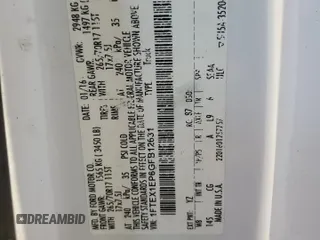 2016 Ford F-150 XLT z VIN 1FTEX1EP6GFB12631, wystawiony jako Copart lot #51947345 z przebiegiem 207 182 mil mil oraz Szkoda całkowita • Salvage title. Historia ofert i sprzedaży dostępna na DreamBid. Obrazek 12.