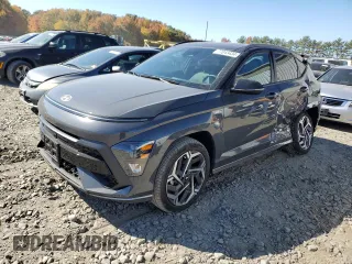 2024 Hyundai Kona N Line with VIN KM8HACA3XRU069998, listed as a Copart auction lot 77043434 with 5,459 mi miles and Salvage Title. Bid and sale history available at carsss.com. Image 1.