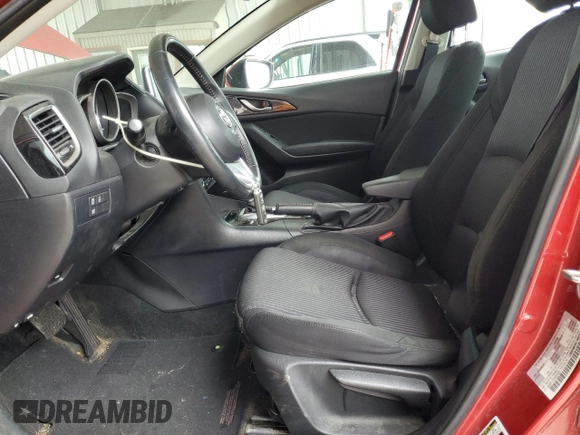 2015 Mazda 3 i Touring with VIN 3MZBM1V7XFM221083, listed as a Copart auction lot 60018775 with 150,348 mi miles and Salvage title. Bid and sale history available at DreamBid. Image 7.