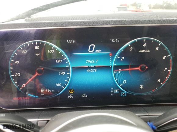 2020 Mercedes-Benz GLE with VIN 4JGFB4KB3LA256024, listed as a Copart auction lot 84820354 with 44,379 mi miles and Clean Title. Bid and sale history available at carsss.com. Image 9.