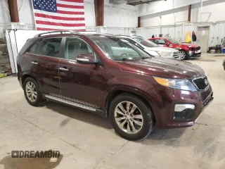 2013 Kia Sorento SX with VIN 5XYKW4A22DG346503, listed as a Copart auction lot 52763175 with 138,170 mi miles and Clean Title. Bid and sale history available at carsss.com. Image 4.