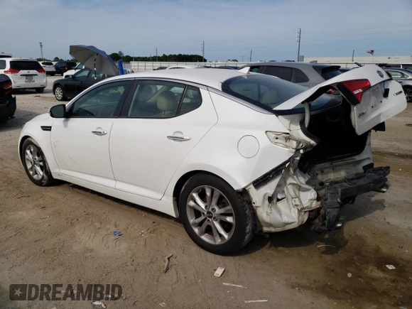 2011 Kia Optima EX with VIN KNAGN4A67B5142214, listed as a Copart auction lot 55411065 with 205,788 mi miles and Salvage Title. Bid and sale history available at carsss.com. Image 2.