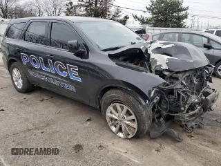 2020 Dodge Durango Pursuit with VIN 1C4RDJFGXLC371322, listed as a Copart auction lot 85809124 with 55,155 mi miles and Salvage title. Bid and sale history available at DreamBid. Image 4.