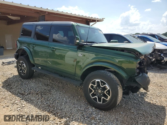 2024 Ford Bronco Outer Banks with VIN 1FMEE8BP1RLA13704, listed as a Copart auction lot 55387755 with Not provided miles and Salvage title. Bid and sale history available at DreamBid. Image 4.