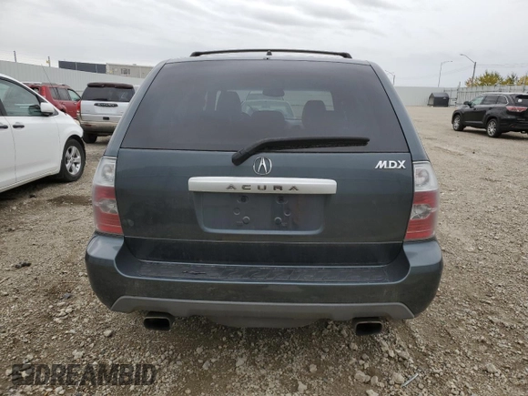 2004 Acura MDX Touring Pkg with VIN 2HNYD18604H000551, listed as a Copart auction lot 73553704 with 247,080 mi miles and Salvage Title. Bid and sale history available at carsss.com. Image 6.