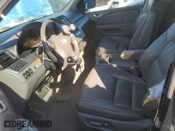 2010 Honda Odyssey Touring with VIN 5FNRL3H95AB067277, listed as a Copart auction lot 44845765 with 0 mi miles and Salvage Title. Bid and sale history available at carsss.com. Image 7.