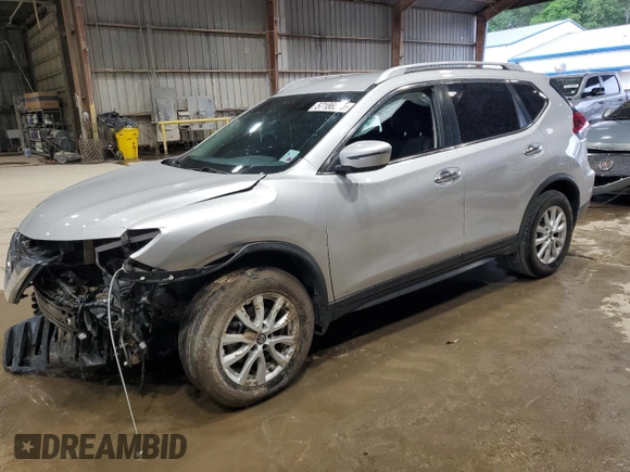 2020 Nissan Rogue SV with VIN JN8AT2MT4LW034721, listed as a Copart auction lot 57186515 with 91,686 mi miles and Salvage title. Bid and sale history available at DreamBid. Image 1.