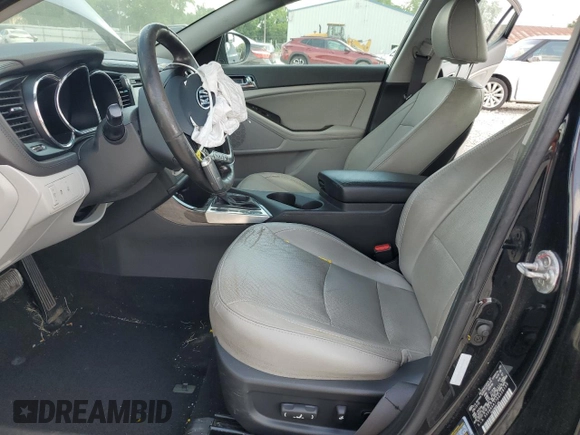 2013 Kia Optima EX with VIN 5XXGN4A77DG228133, listed as a Copart auction lot 62207925 with 122,289 mi miles and Salvage title. Bid and sale history available at DreamBid. Image 7.