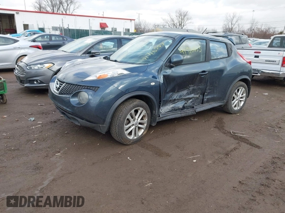 2014 Nissan Juke SL with VIN JN8AF5MV2ET483345, listed as a IAAI auction lot 41716553 with 101,795 mi miles. Bid and sale history available at carsss.com. Image 17.