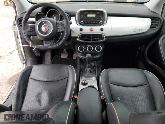 2017 FIAT 500X Lounge with VIN ZFBCFXDB4HP615415, listed as a Copart auction lot 43737305 with 114,259 mi miles and Salvage title. Bid and sale history available at DreamBid. Image 8.