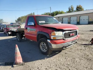 2002 GMC Sierra 1500 with VIN 1GDGC24U52Z252576, listed as a Copart auction lot 75233354 with Not Provided miles and Salvage Title. Bid and sale history available at DreamBid. Image 4.