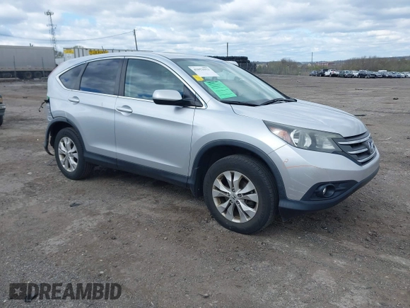 2014 Honda CR-V EX with VIN 2HKRM4H55EH674996, listed as a IAAI auction lot 42053923 with 110,065 mi miles. Bid and sale history available at carsss.com. Image 1.