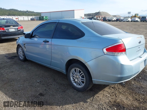 2008 Ford Focus SE with VIN 1FAHP33N78W212416, listed as a IAAI auction lot 41752579 with 59,632 mi miles. Bid and sale history available at carsss.com. Image 3.
