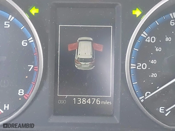 2018 Toyota RAV4 LE with VIN 2T3BFREV5JW854513, listed as a IAAI auction lot 41804823 with 138,476 mi miles. Bid and sale history available at carsss.com. Image 16.