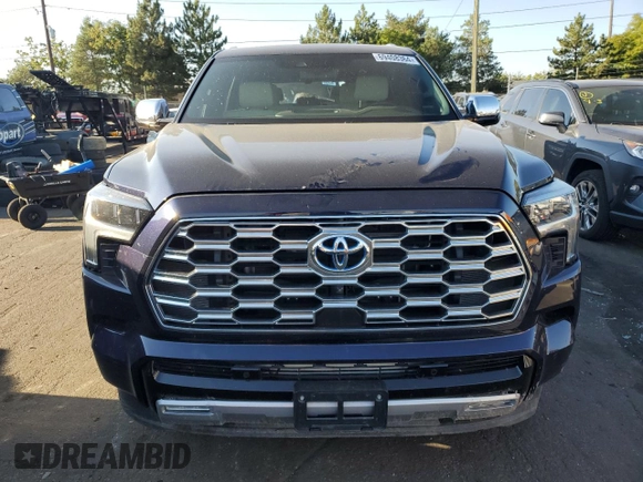 2024 Toyota Sequoia SR5 with VIN 7SVAAABA2RX021973, listed as a Copart auction lot 69408364 with 16,567 mi miles and Salvage Title. Bid and sale history available at carsss.com. Image 5.